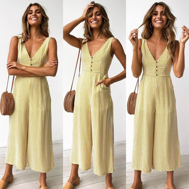 Missufe Sexy Leopard Print Off Shoulder Jumpsuit Halter Split Loose Long Playsuit Bandage Rompers Club Party Overalls For Women