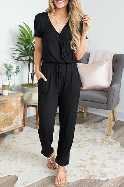 Missufe Sexy Leopard Print Off Shoulder Jumpsuit Halter Split Loose Long Playsuit Bandage Rompers Club Party Overalls For Women